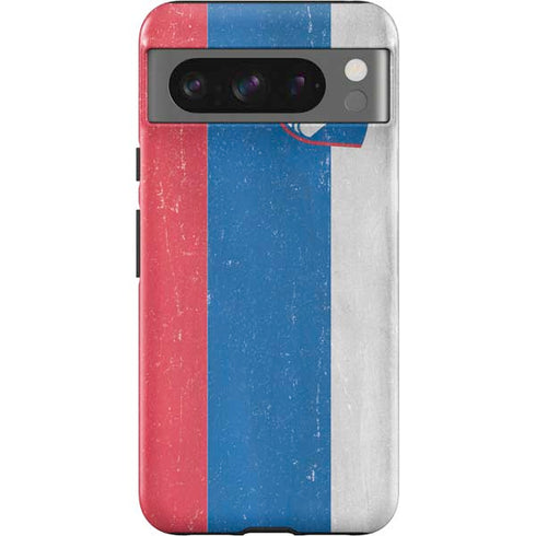 Slovenia Flag Distressed Google Pixel 8 Pro Impact Case